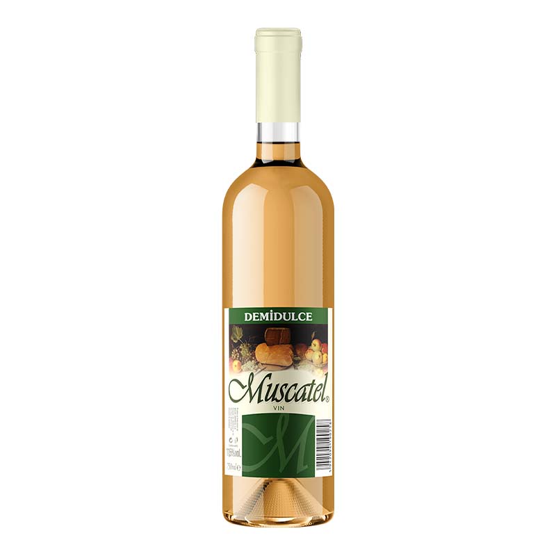 Beverages Vin Alb Vincon Muscatel Demidulce 0.75L