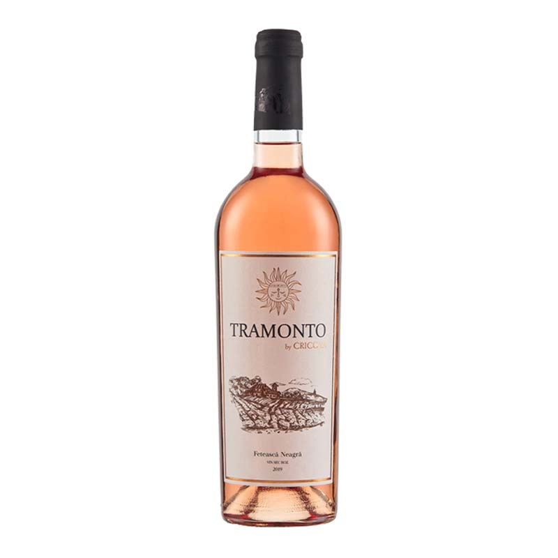 Beverages Vin Rose Cricova Tramonto Feteasca Neagra Roze Sec 0.75L