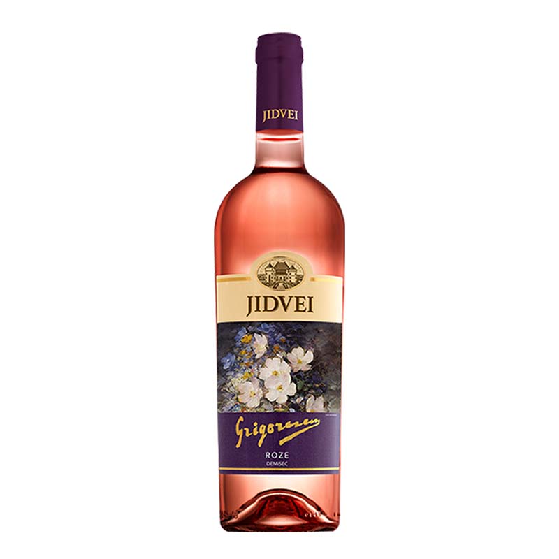 Beverages Vin Rose Jidvei Grigorescu Roze Demisec 0.75L