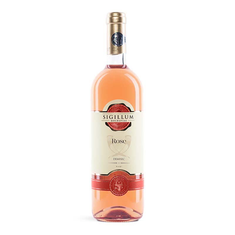 Beverages Vin Rose Sigillum Moldaviae Rose Demisec 0.75L