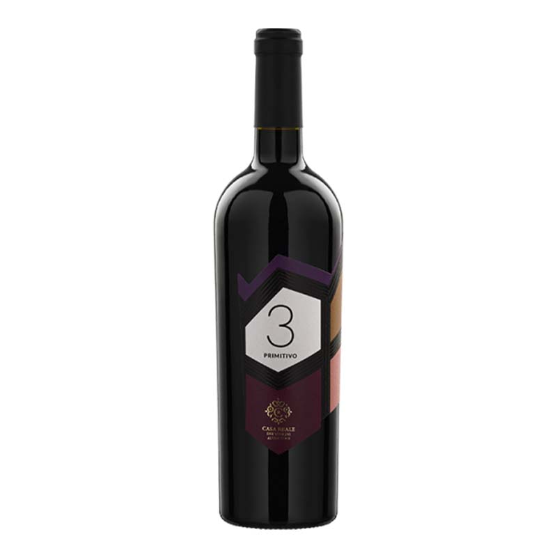 Beverages Vin Rosu Casa Reale 3 Salentino Primitivo Sec 0.75L
