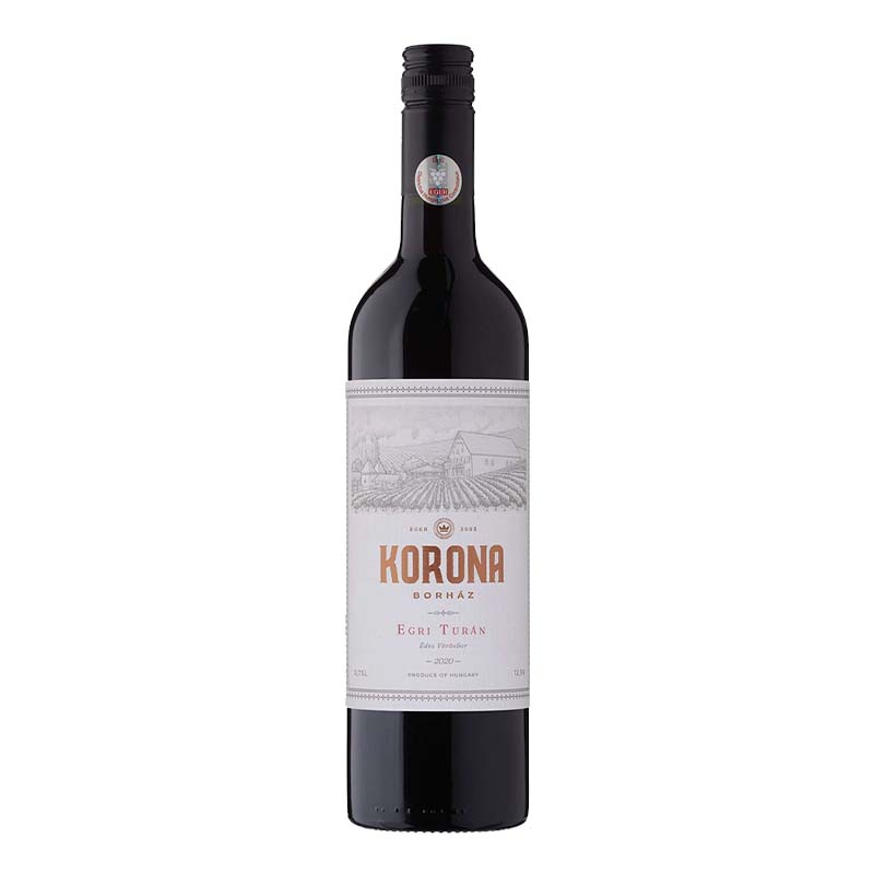 Beverages Vin Rosu Egri Korona Borhaz Egri Bikaver Sec 0.75L