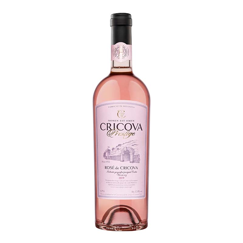 Beverages Vin Roze Cricova Cabernet Sauvignon Prestige Sec 0.75L