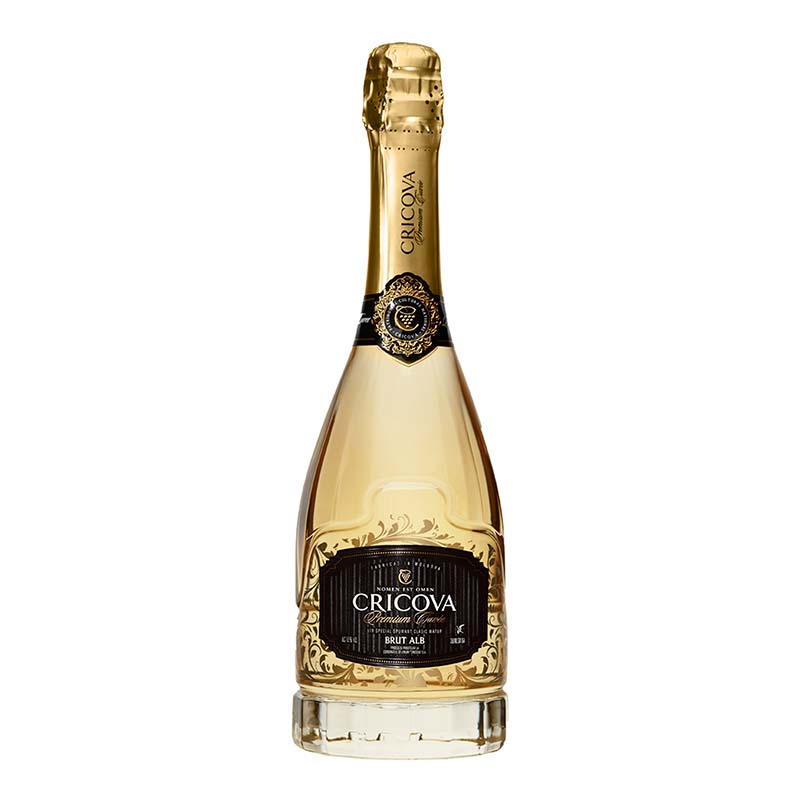 Beverages Vin Spumant Alb Cricova Premium Cuvée Brut 0.75L