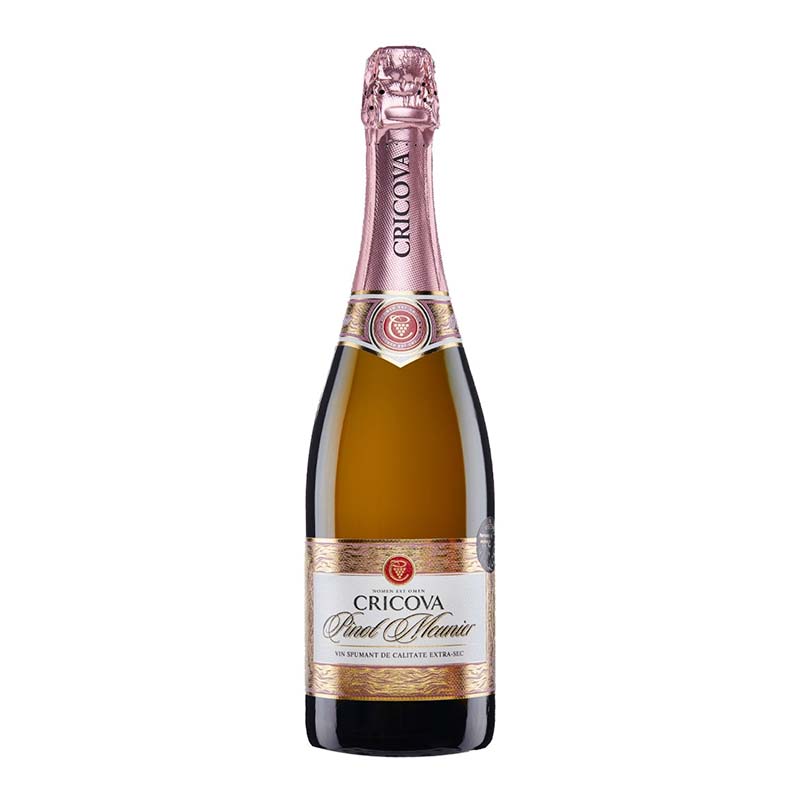 Beverages Vin Spumant Rose Cricova Pinot Meunier Extra Sec 0.75L