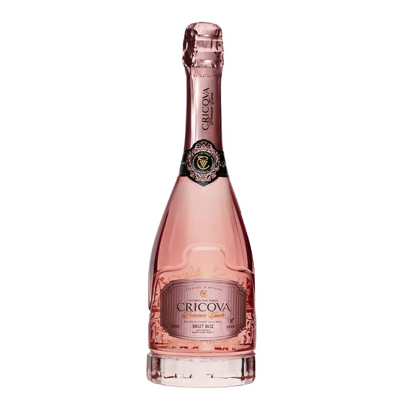 Beverages Vin Spumant Rose Cricova Premium Cuvée Brut 0.75L