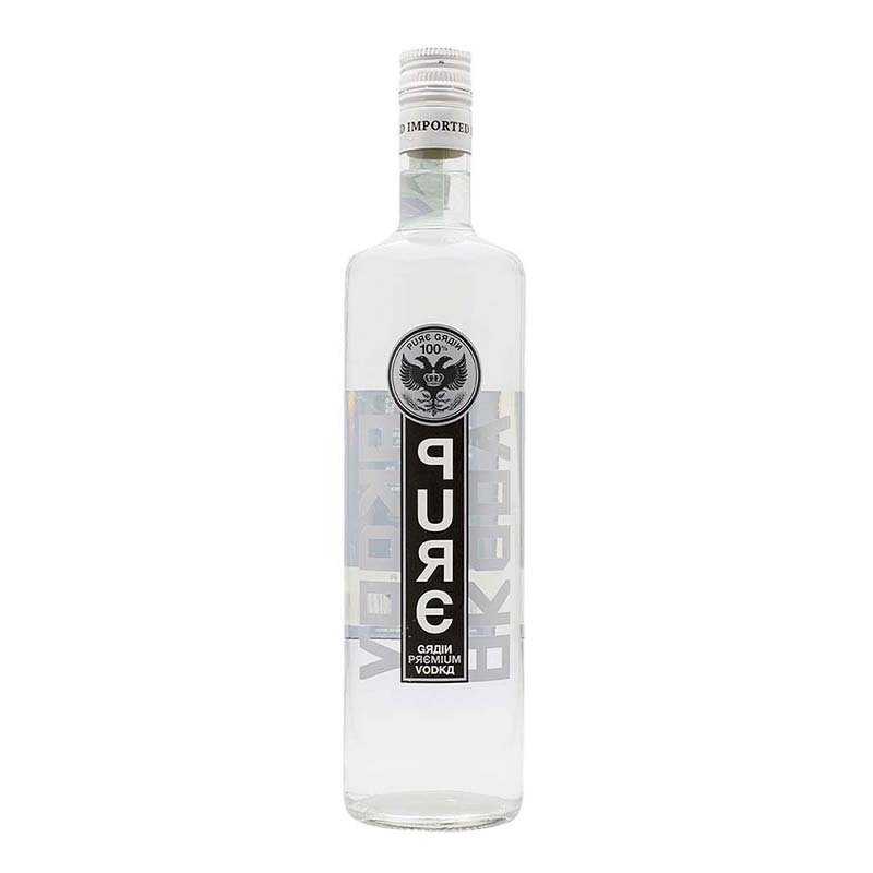 Beverages Vodka Pure Grain 40% 0.5L