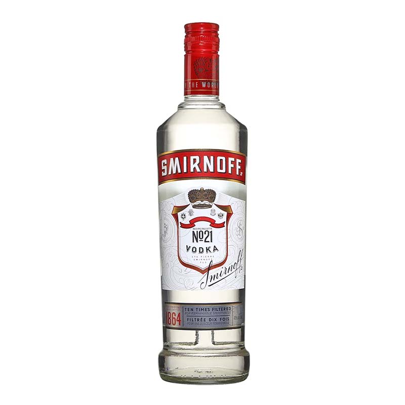 Beverages Vodka Smirnoff Red Label 40% 1L