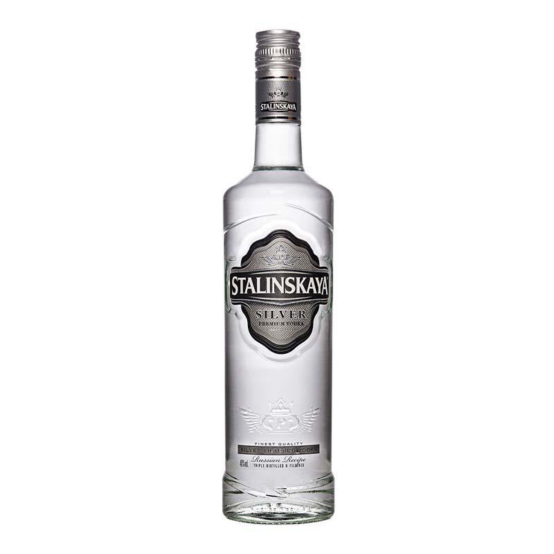 Beverages Vodka Stalinskaya Silver 40% 1L