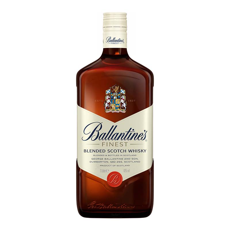 Beverages Whisky Scotch Ballantines Finest 40% 1L
