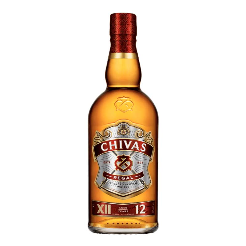 Beverages Whisky Scotch Chivas Regal 12 YO 40% 1L Naked