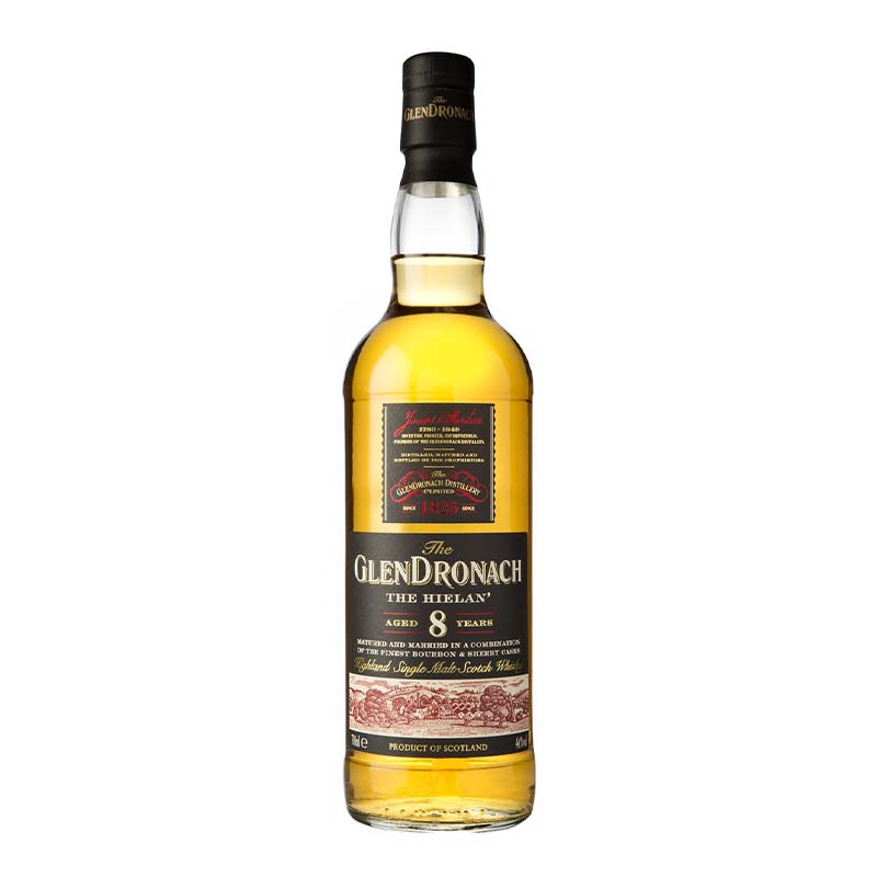 Beverages Whisky Scotch Glendronach 8 YO 46% 0.7L