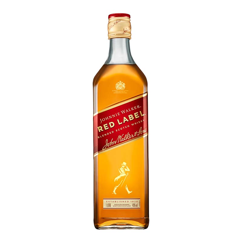 Beverages Whisky Scotch Johnnie Walker Red Label 40% 1L