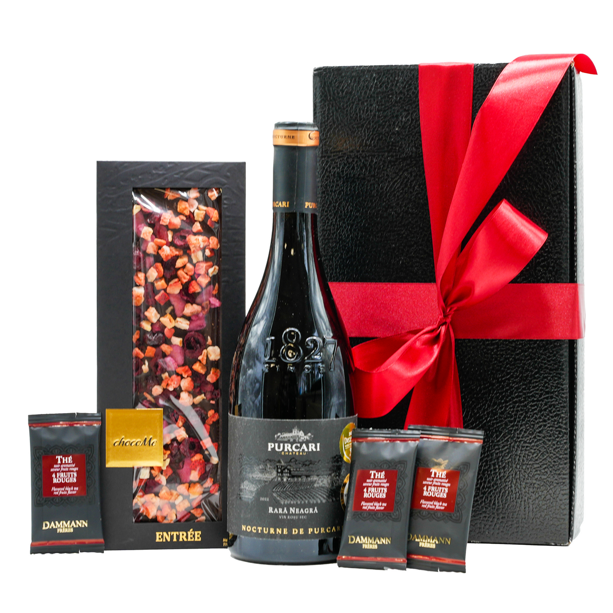 Beverages Cadou Velvet & Vine cu vin Purcari