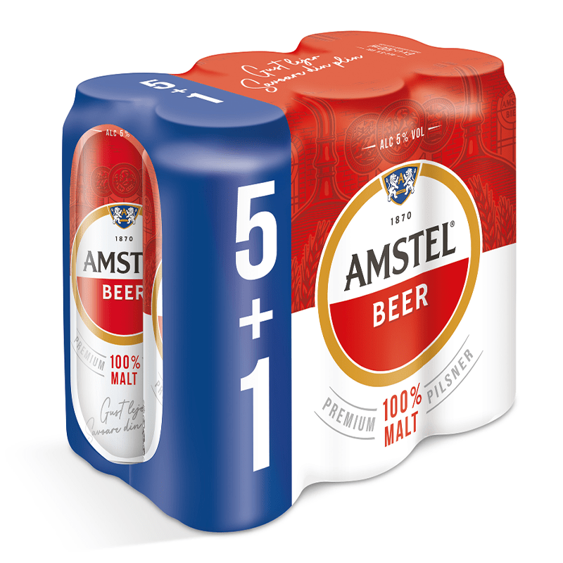 Beverages Bere Amstel Doza 6x 0.33L