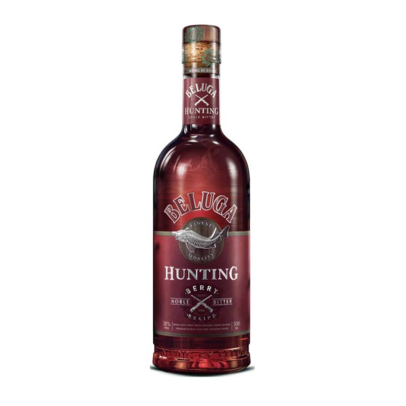 Beverages Beluga Hunting Berry Bitter 40% 0.7L