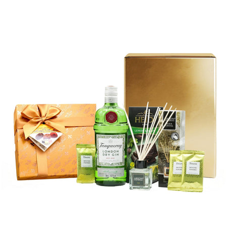 Beverages Cadou Golden Holiday cu gin Tanqueray