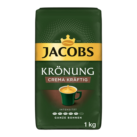 Detergent Cafea Jacobs Crema Kraftig Boabe 1kg (Boabe)