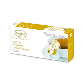 Detergent Ceai Ronnefeldt Leafcup Herbs&Ginger 15x2.8g
