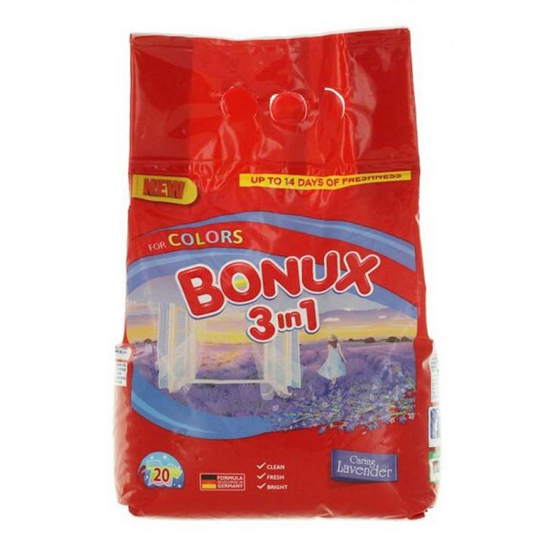 Detergent Detergent Bonux Lavender Colors 3in1 20 spalari 2kg