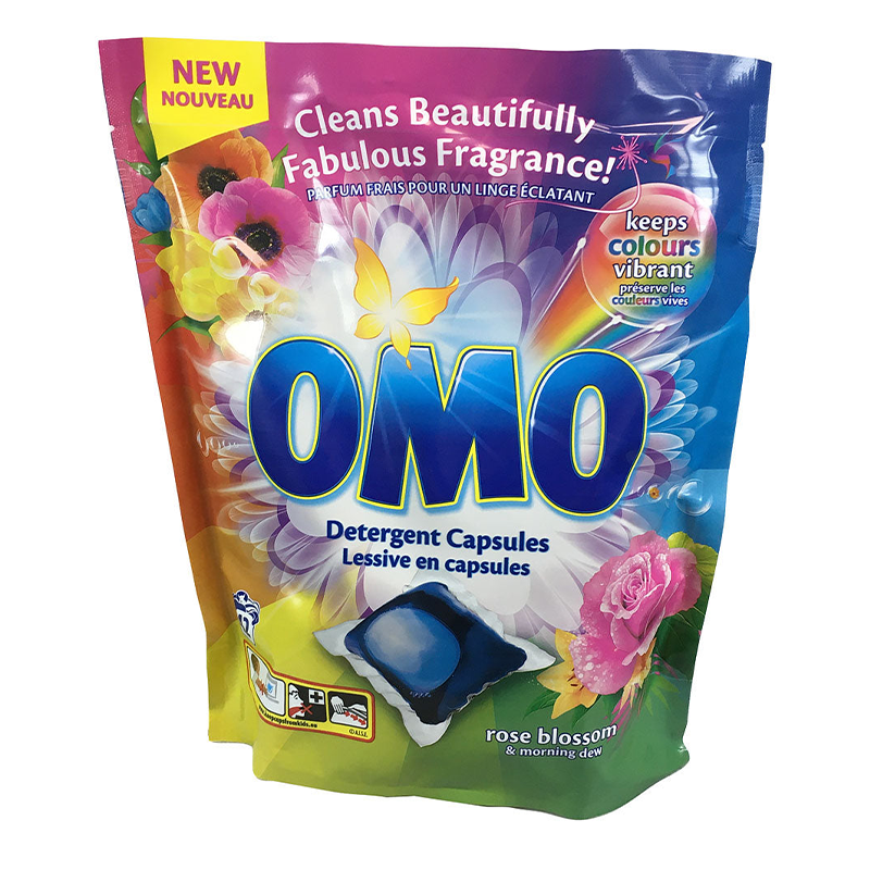 Detergent Detergent Capsule Omo Rose Blossom&Morning Dew 42 sapalari