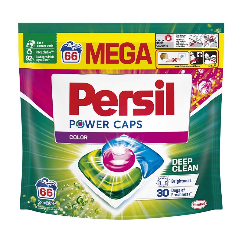 Detergent Detergent Capsule Persil Power Caps Color 66 spalari