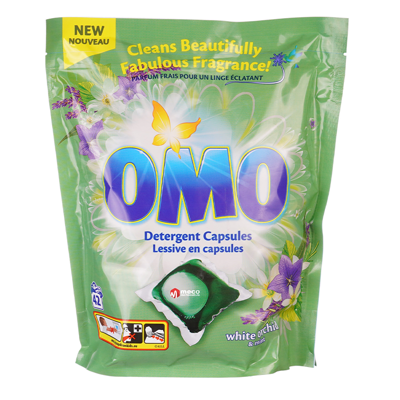 Detergent Detergent capsule Omo Orhidee Menta 42 spalari