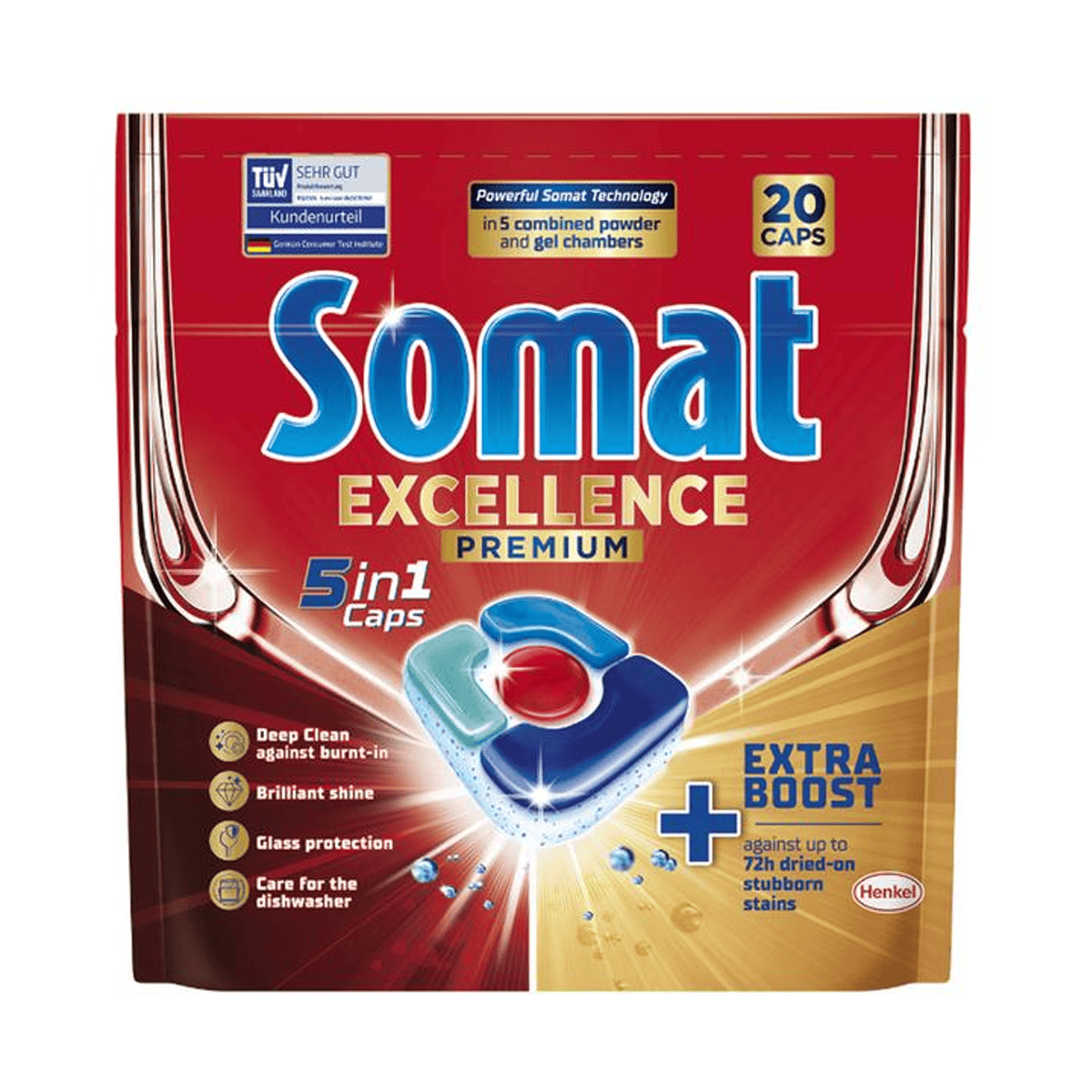 Detergent Detergent vase Somat Excllence 5in1 781.2g 42 Caps
