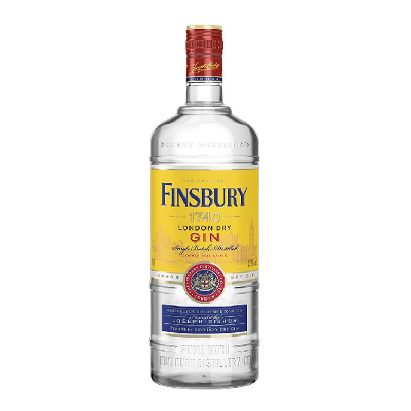Beverages Gin Finsbury London Dry Gin 37.5% 1L