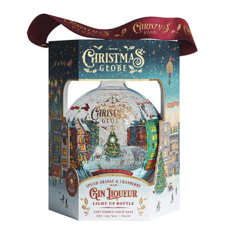 Beverages Gin Lichior Christmas Globe Spiced Orange&Cranberry cu Sticla Illuminata 0.7L