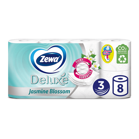 Detergent Hartie igienica Zewa Deluxe Jasmine Blossom 3 straturi 8 role