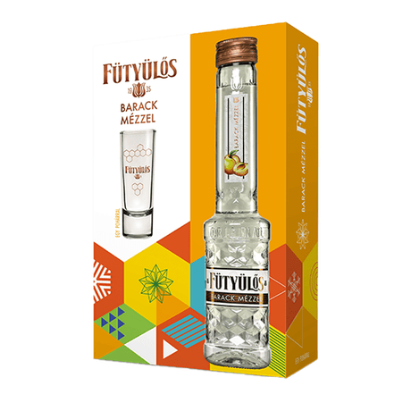 Beverages Lichior Futyulos Distilat Caise&Miere 24.5% 0.5L + Pahar