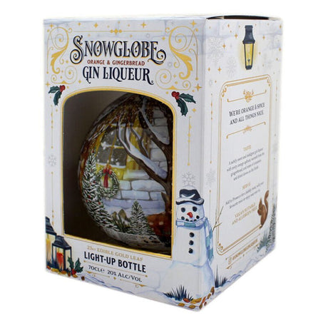 Beverages Lichior Snow Globe Orange&Gingerbread cu Sticla Illuminata 0.7L