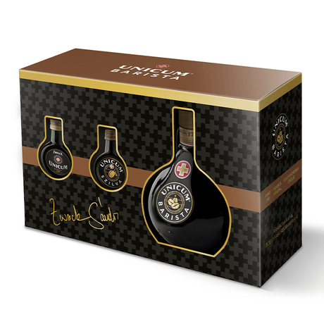 Beverages Lichior Unicum Barista 34.5% 0.7L+ Unicum 0.04L+Szilva 0.04L PAC