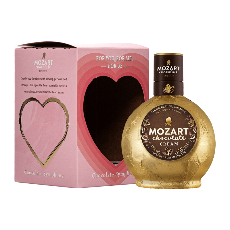 Beverages Lichior Mozart Crema Ciocolata Gold 17% 0.5L Cutie Inima