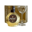 Beverages Mozart Lichior Crema Ciocolata Gold 17% 0.5L In Cutie Cu Pahar Cu Picior