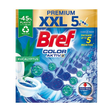 Detergent Odorizant toaleta Bref Color Activ+Eucalyptus 5x50g