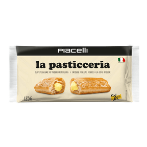 Detergent Piacelli La Pasticceria Rulou din Aluat foitaj cu Crema Budinca 125g