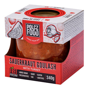 Detergent Polcz Food File de Pulpa de Curcan cu Varza Murata 340g