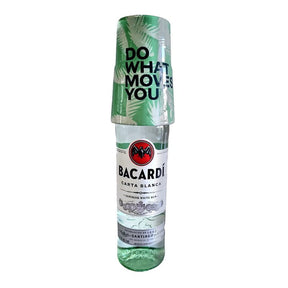 Beverages Rom Bacardi Carta Blanca Superior 37.5% 0.7L +1 pahar
