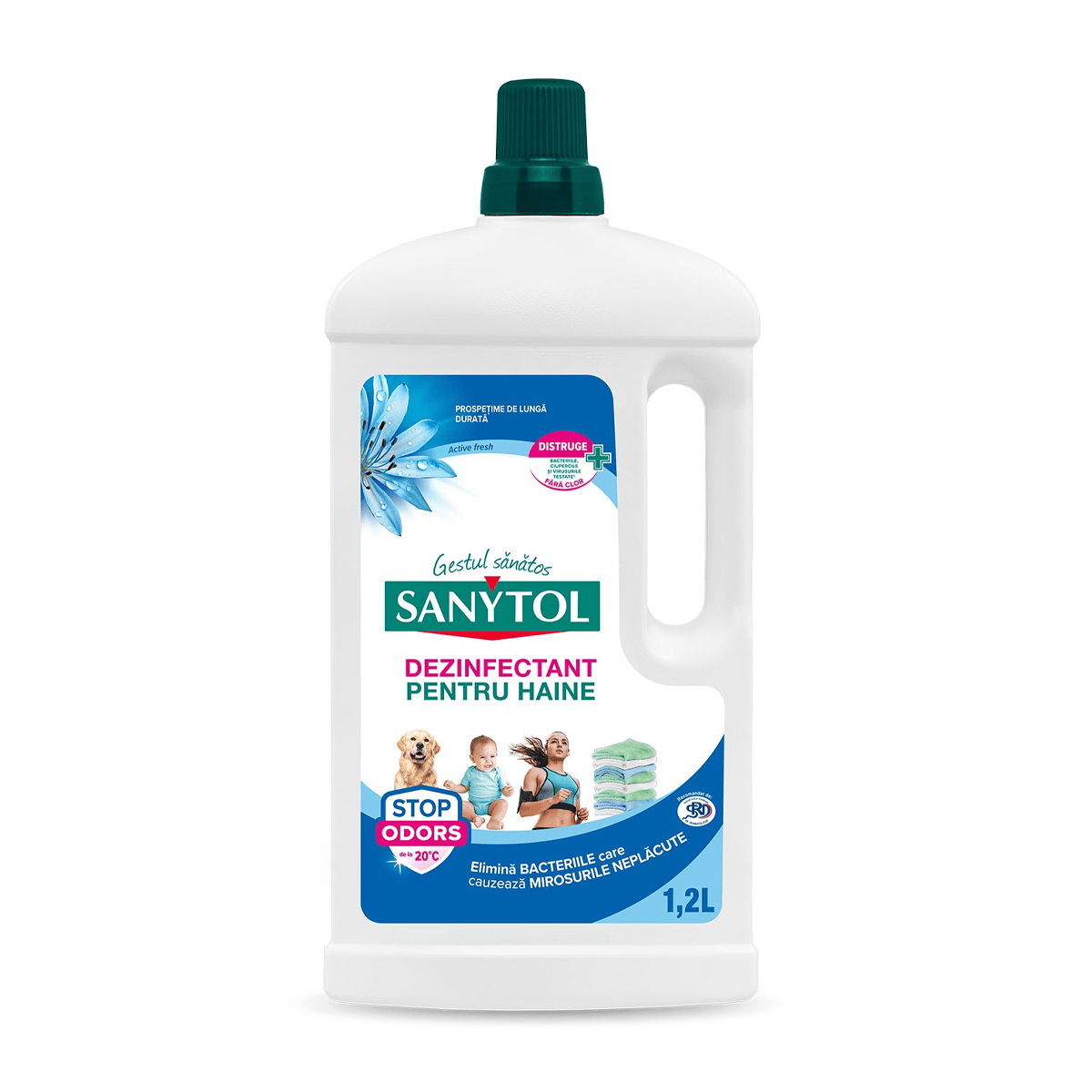 Detergent Sanytol Dezinfectant Haine Active Fresh 1.2L