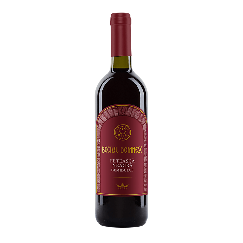 Beverages Taxă de Ambalaj Vin Rosu Beciul Domnesc Feteasca Neagra Demidulce 0.75L