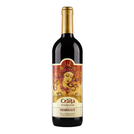 Beverages Vin Rosu Jidvei Masa CRAITA Demidulce 0.75L