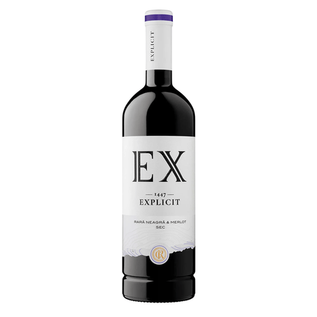 Beverages Vin Rosu Recas Explicit Rara Neagra&Merlot Sec 0.75L