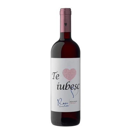Beverages Vin Rosu Recas Te Iubesc Demidulce 0.75L