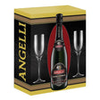 Beverages Vin Spumant Angelli Cuvee Imperial DS 0.75L 11.5% + 2 Pahare