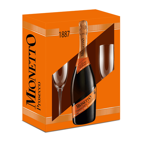 Beverages Vin Spumant Mionetto DOC Orange 0.75L + 2 Pahare