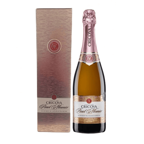Beverages Vin Spumant Rose Cricova Pinot Meunier Extra Sec 0.75L