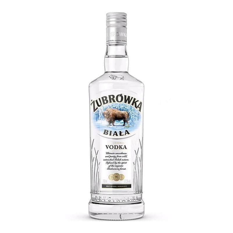 Beverages Vodka Zubrowka Biala 37.5% 0.5L