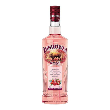 Beverages Vodka Zubrowka Rose 30% 0.7L